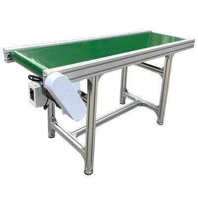 China Conveyor Products Discount Price Aluminum Frame Customize Manufacturer Size Adjustable PVC Belt Conveyor for sale