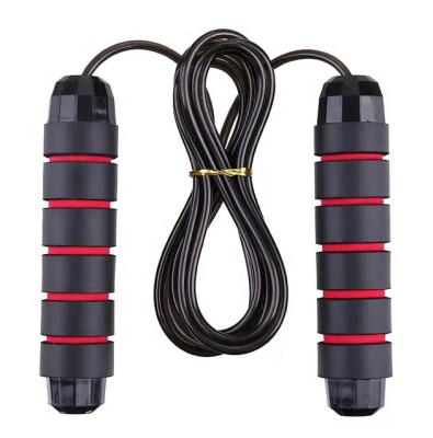 China Lightweight Fast Speed ​​PVC Jump Rope Custom Logo Foam Handle Adjustable Heavy Speed ​​Weighted Jump Rope Jumping Corda Pular for sale