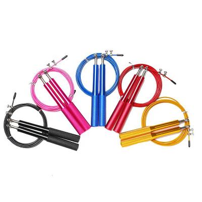 China 2021 Fast Speed ​​Exercise Jumprope Metal Jumprope Aluminum Steel Wire Cuerda De Para Saltar Pular Fitness Speed ​​Jump Rope for sale