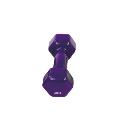 China Women Training Finely Processed Color Hex Dumbbell Custom Ladies Bewitch Vinyl Dumbbell for sale