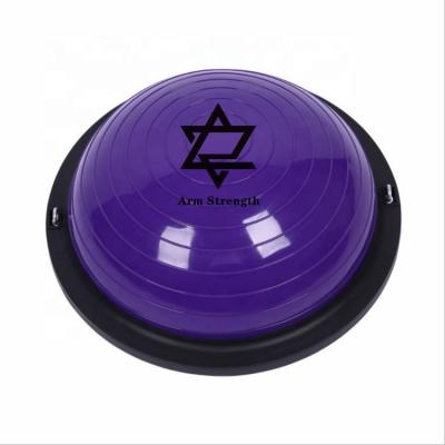 China High density popular gym half balance ball for yoga with custom logo for sale