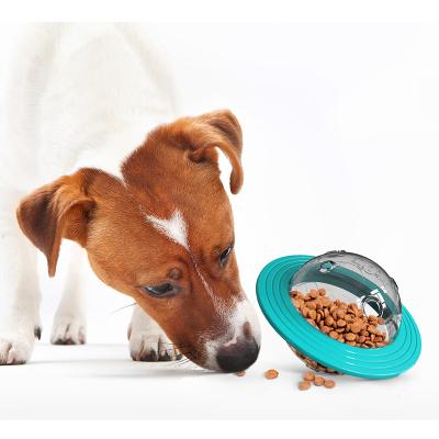 China Dog Viable Planet Toy Pet Interactive Dispensing Food Eat Slow Leaking Ball Food Feeder for sale