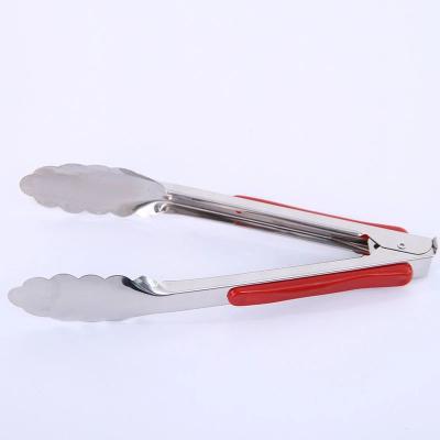 China Sustainable Food Tongs Stainless Steel Kitchen BBQ Bread Food Tongs Eco Friendly BBQ for sale