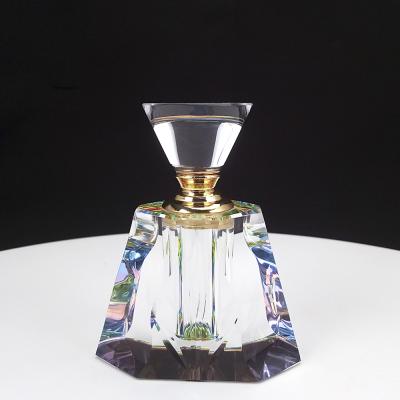 China Europe Clear Home / Souvenir Gift Empty Crystal Perfume Glass Bottle for sale