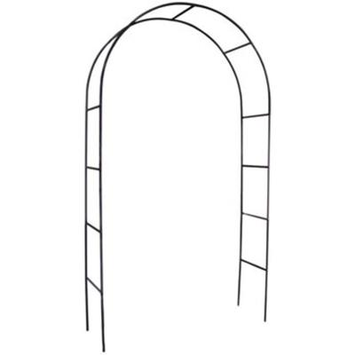 China Art Decor Litgrow Metal Garden 7.9 Axis Wedding Arch 7.9 Ft H x 4.6 Ft W Indoor Outdoor Lightweight Free Assemble Metal Arch to Rise for sale