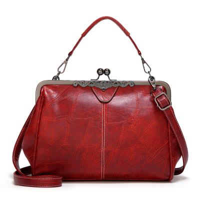 China Polyester 2022 New Women's Korean Fashion Leather Handbags Large Capacity Ladies Girl's Simple Diagonal Hand Tote Bags Shoulder Bag for sale