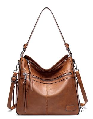 China 2023 Spring New Women's Simple Diagonal Shoulder Bag Bag Ladies Korean Fashion Polyester Leather Handbags Handbags Tote Bags for sale