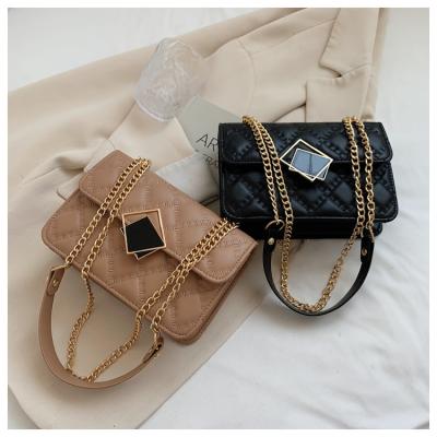 China 2022 New Fashion Lady Korean Women's Bag Mini Single Shoulder Ladies Hand Insti Soft Style Small Square Bag Mobile Phone Bags for sale