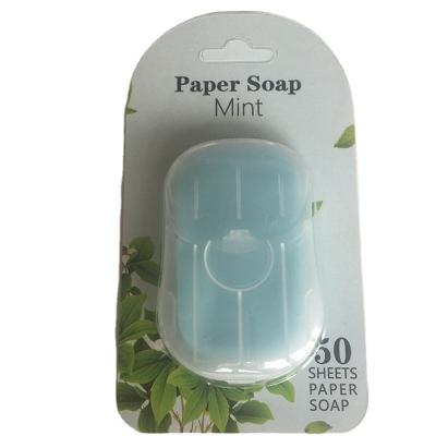 China Wholesale Price Mini Soap Paper Daily Practical Disposable Washing Hand Soap Sheets for sale