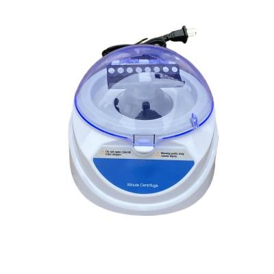 China Good Quality Benchtop Mini Centrifuge 4000rpm Angle rotor 8*2.0ml/1.5ml/0.5ml/0.2 for sale