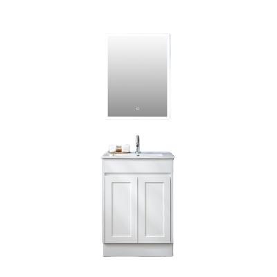 China Environmentally Friendly Smart With Mirror Light Apartment Wash Basin Cabinet Combination Floor-to-Ceiling Toilet Sink Small for sale