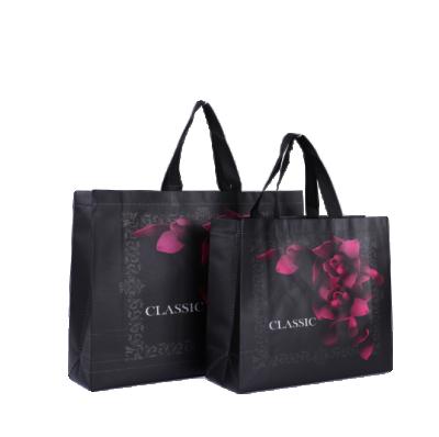 China Eco - Friendly Promotional PP Laminated Non Woven Bag Great PP Laminated Non Woven Shopping Bag With Logo for sale