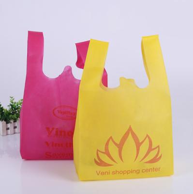 China Eco-friendly China factory Bolsa pp W cut eco-friendly nonwoven shopping bag W cut nonwoven bag with wholesale price for sale