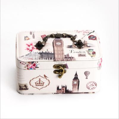 China Eco-Friendly Necklace Women Girl Unique Jewelry Gift Boxes Ring Earring Necklace Packaging Stand Up Jewelry Boxes With Lock for sale