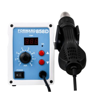 China FORWARD Mini Hot Air Gun 858D Smd Cool/Hot Air Rework BGA Station Soldering Station For IC SMD Desoldering for sale