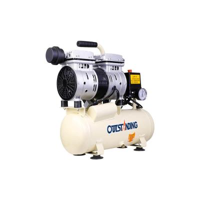 China AHEAD High Quality White OIL-LESS Air Compressor 8L Compressor High Pressure for sale