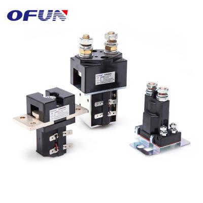 China OFUN Wholesale Contactor 80A 250A 350A Single Phase Electrical DC Contactor for sale