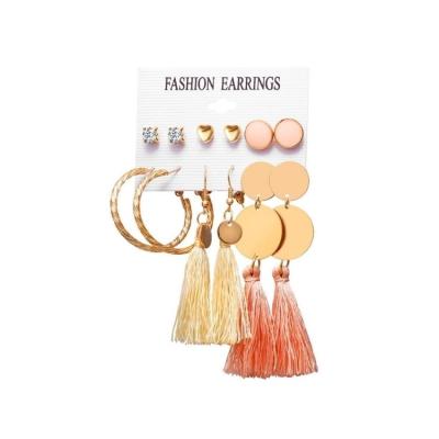 China Wholesale FASHIONABLE New Design Special Widely Used Creative Simple Atmosphere Unique Earring Set for sale