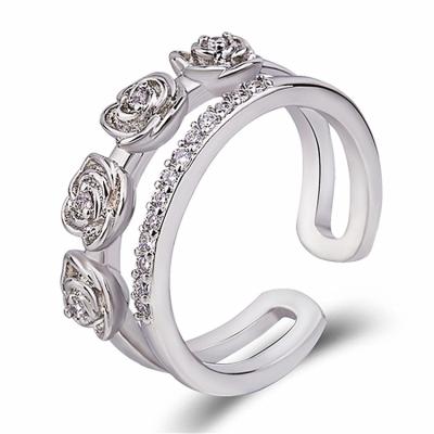 China 2022 FASHIONABLE Personality Widely Used Charm Design Niche Top Quality Female Rings for sale