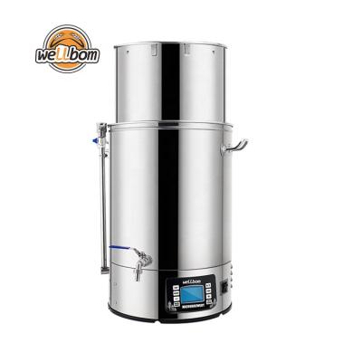 China Dairy Home Brew All In One Brewing System Equipment Beer Making Machine Ferment Kettle for sale