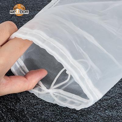 China High Temperature Resistant Brew Bag 120 Micron Reusable Nylon Tension Brew Bag For Beer Wine Making Food Grade Filter For Kettle Use for sale