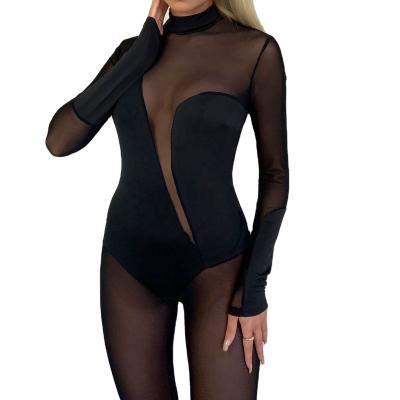 China Antistatic Best Selling 2022 Mesh Long Sleeve Catsuit Wholesale for sale