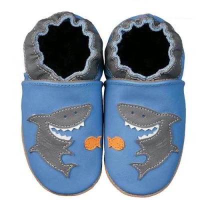 China Anti-slippery genuine leather baby shoes love infant shoes DMYI243 for sale