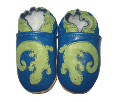 China New Fashion Anti-slippery Soft Leather Baby Shoes for sale