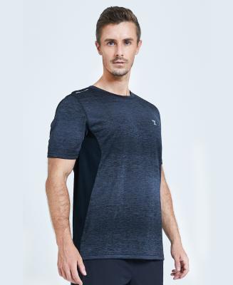 China Athleisure Mens Breathable Wicking Running Gym Short Sleeve Moisture Top Athleisure Wear for sale