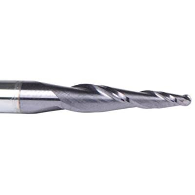 China Solid Carbide Carbide 2 Flute Tapered CNC Router Carving Bit for sale