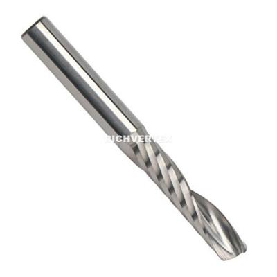 China Solid Carbide CNC 1 Flute End Mills For Plastic Acrylic for sale