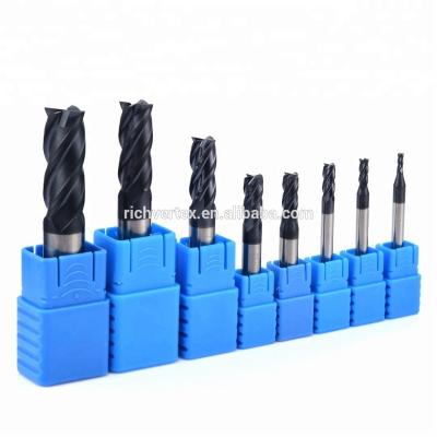 China CNC Carbide Tool Kit Carbide End Mill 4 Flutes Tungsten Steel Mill Cutter for sale