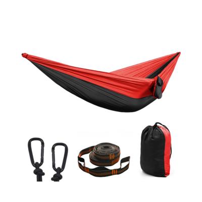 China Lightweight Outdoor Backpacking Survival Or Travel Single Parachute Swings Camping Hammock for sale