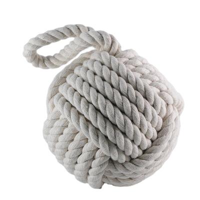 China Morden Luxury Decorative Door Stopper Window Rope Knot Cotton Door Stopper for sale