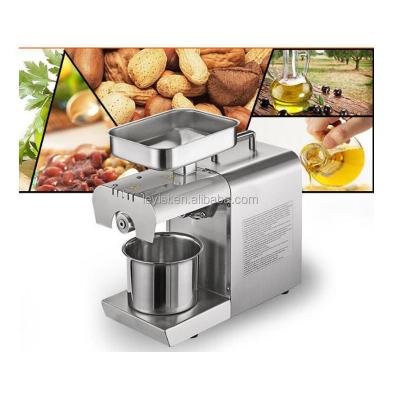 China food & Beverage Factory High Efficiency Stainless Steel Electric Home Mini Oil Press Machine for sale