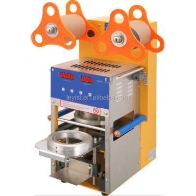 China High Quality Fully Automatic Plastic Beverage Cup Sealing Machine for sale