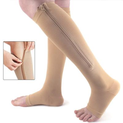 China Breathable Women Sleep Beauty Slim Leg Prevent Varicose Veins Compression Socks for sale