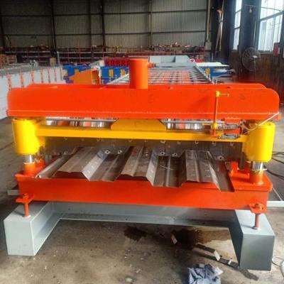 China Building Material Shops Floor Deck Roof Deck Metal Sheet Roll Forming Machine for sale