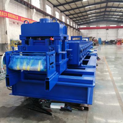 China Building Material Shops Two Wave Beam Road Barrier Making Machine , Guard Rails Forming Machine for sale