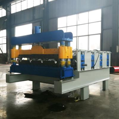 China Building Material Shops Roof Sheet Panel Curving Crimping Machine for sale