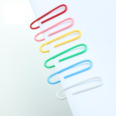 China New Design Fashion 28mm Metal Colorful Vintage Bookmark Paper Clip Cute Decoration Staples Paper for sale