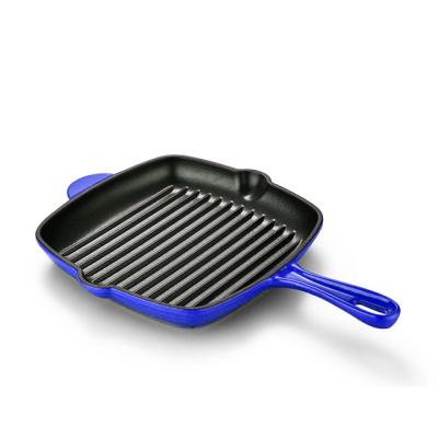 China Minimalist High Quality Multifunctional Cast Iron Household Nonstick Steak Pan Cooking Pan for sale