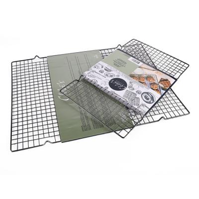 China Oven Metal Wire Mesh Sustainable Custom Aluminum Bake Tray Cooling Rack Set for sale