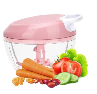 China Viable Food Chopper Manual Food Processor Vegetable Chopper Slicer Pull Dicer for sale