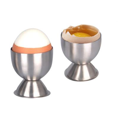 China Sustainable Kitchen Breakfast Tools Stainless Steel Egg Cup Chicken Egg Holder for sale