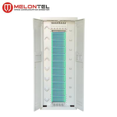 China FTTX MT-1306 Single Sided Double Doors 576 Indoor Type SPCC Street Cabinet Connection 720 Core Floor Cross Cabinet for sale