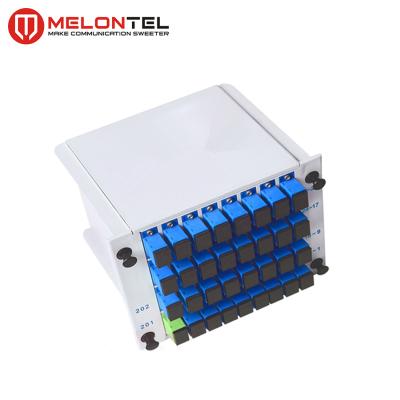 China FTTH PLC Splitter Board Type MT-1081-32A 1*32 Fiber Optic Splitter With SC Adapter for sale