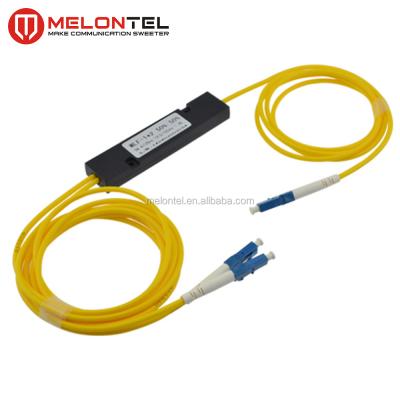 China FTTH MT-1083-LC Fully Stocked 1*8 1*16 2mm 3mm ABS Plastic Box Fiber Optic Splitter With LC Singlemode Connector for sale