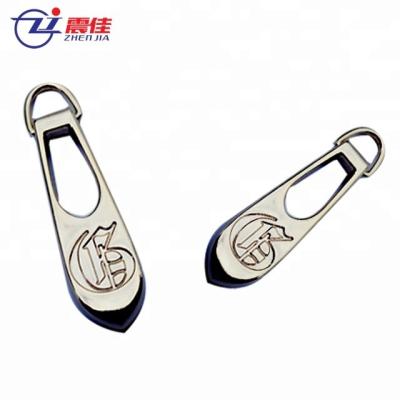 China The Puller Accessory Customer Zipper Metal Fasion Decoration Handbag Logo for sale