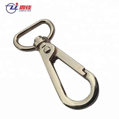 China Fasion Swivel Metal Snap Hook With D Clip For Bags For Handbags Decoration for sale